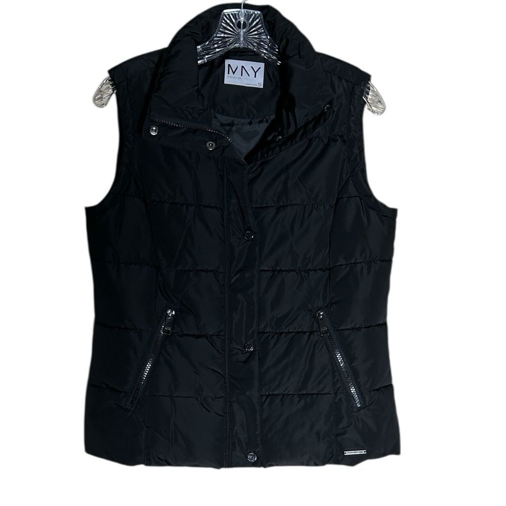 Like New Marc New York Classy Black Puffer Vest